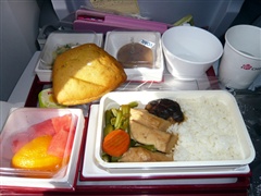 中華航空の機内食