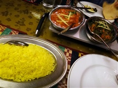 シタールのインド料理